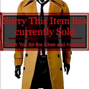 West Street HAKU 1816 Men trench coat NWT Size L